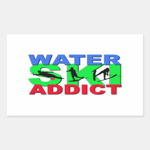 Water Ski Addict Sticker