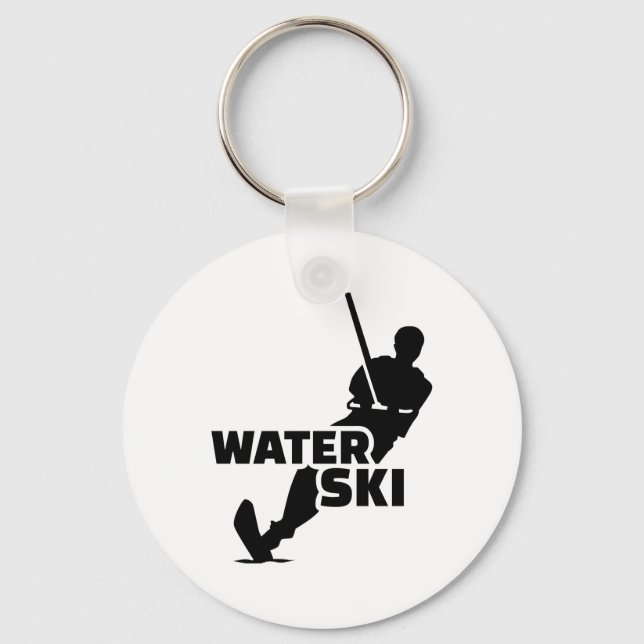 Water ski keychain (Front)