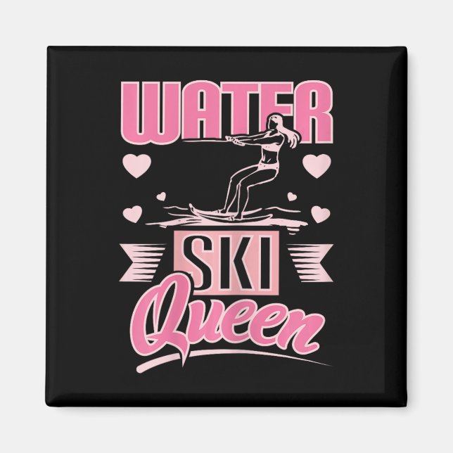 Water Ski Queen Girl  Magnet (Front)