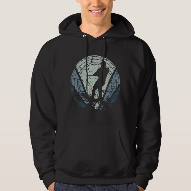 Water Ski Retro Hoodie (Front)