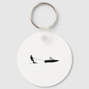 Water Ski - Water Skiing Gift For Water Skiers  Keychain