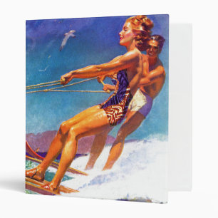 Water Skier by McClelland Barclay Binder