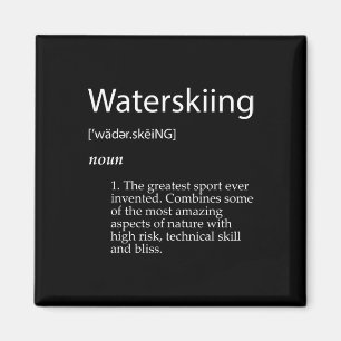 Water Skiing Definition Fathers Day Water Skier Magnet