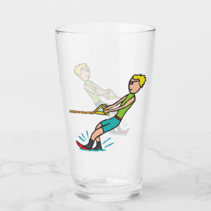 Water Skiing Glass