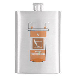 Water Skiing Is My Drug Hip Flask