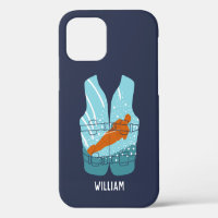 Water Skiing Life Jacket Graphic Personalized