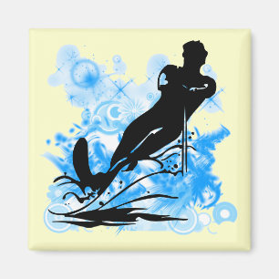 Water Skiing Magnet