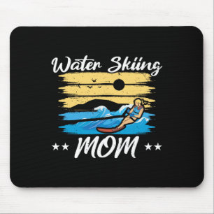 Water Skiing Mom Waterskiing Water Skiing Mothers Mouse Pad