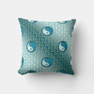Water Snake Throw Pillow