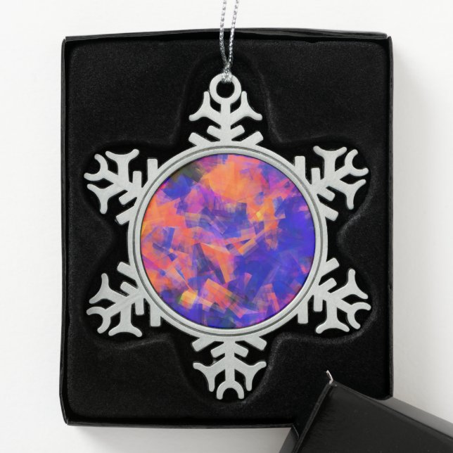 WATER SNOWFLAKE PEWTER CHRISTMAS ORNAMENT (Box)