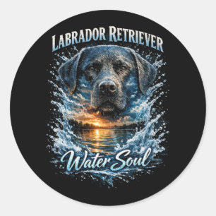 Water Soul Classic Round Sticker