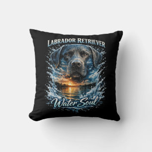 Water Soul Throw Pillow