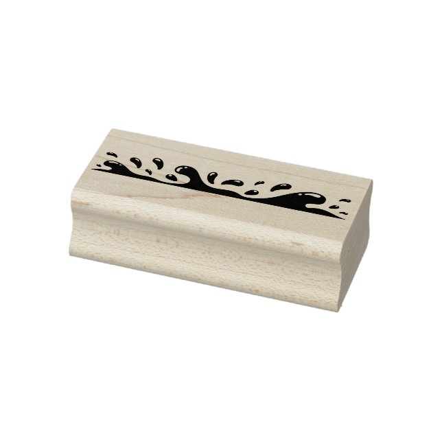water splash art stamp (Stamp)