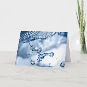 Water Splash Card