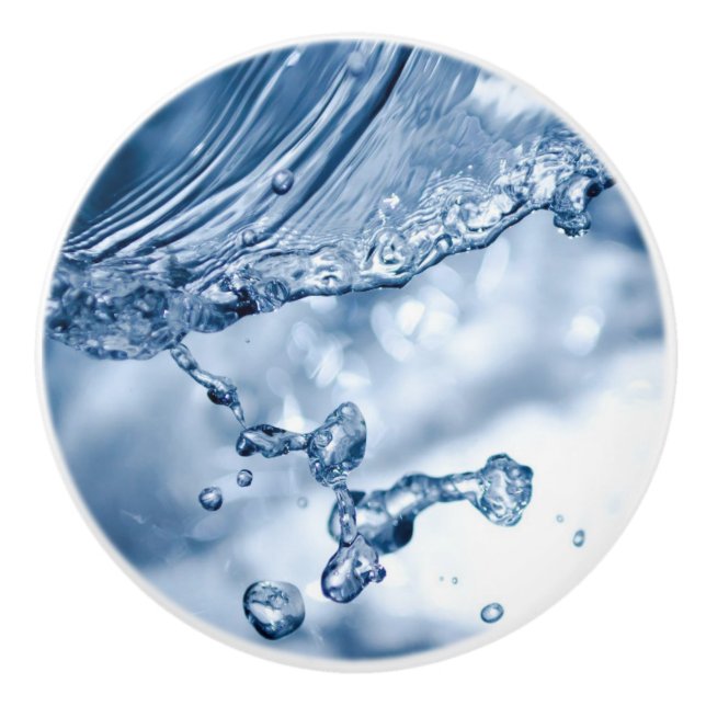 Water Splash Ceramic Knob (Front)