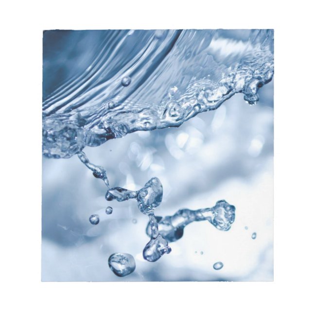 Water Splash Notepad (Front)