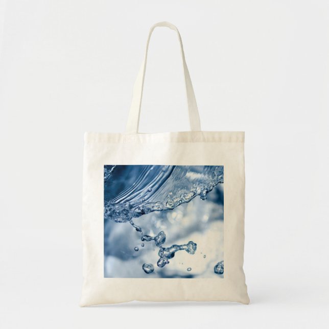 Water Splash Tote Bag (Front)