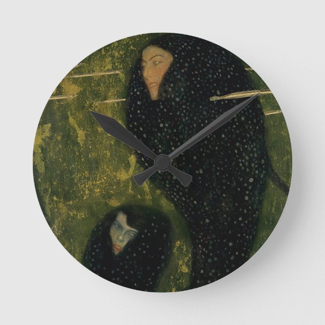 Water Sprites, 1899 (oil on canvas) Round Clock (Front)