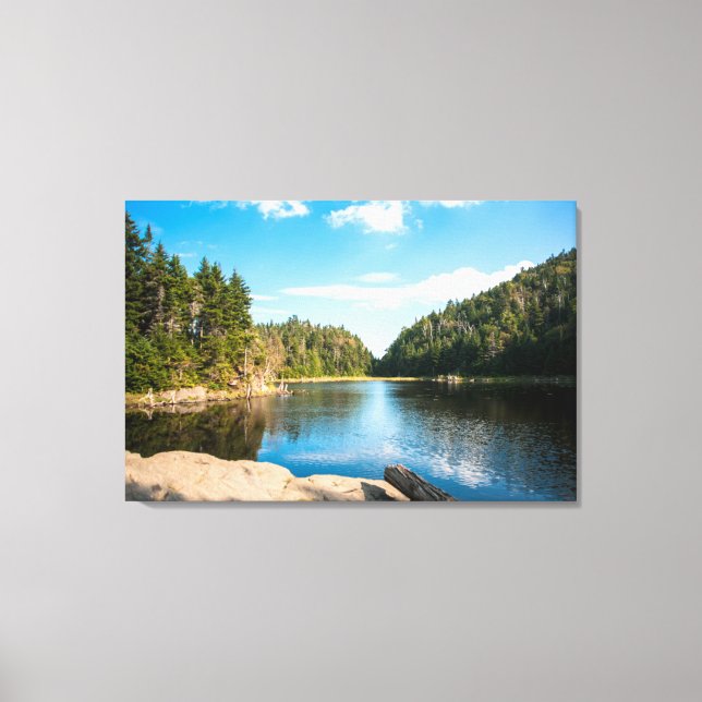 Water | Spruce Lake Quebec, Canada Canvas Print (Front)