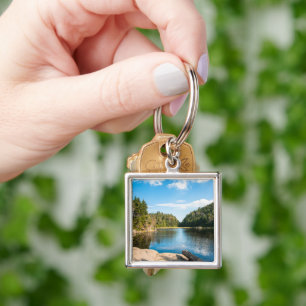 Water Spruce Lake Quebec, Canada Keychain