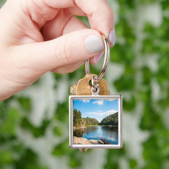 Water | Spruce Lake Quebec, Canada Keychain (Hand)