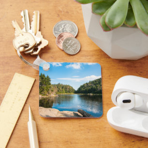 Water Spruce Lake Quebec, Canada Keychain