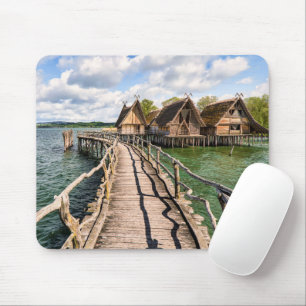 Water Stilt Houses Over the Water Mouse Pad
