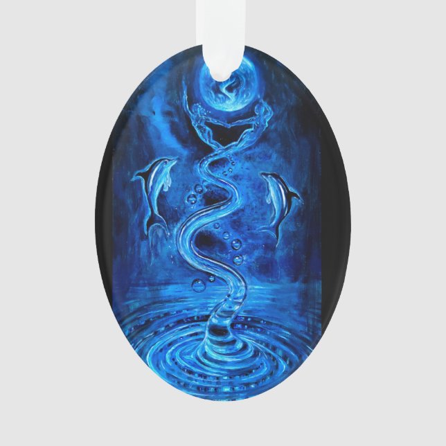 water the source of life on Earth  Ornament (Front)