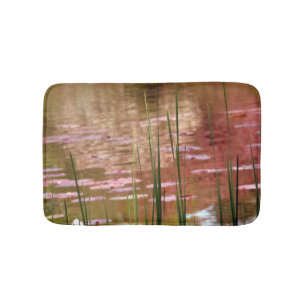 Water Through Reeds Bathmat