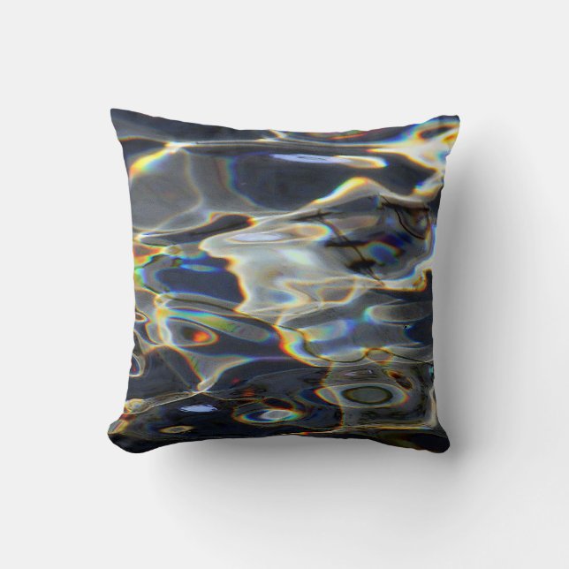 water throw pillow (Front)