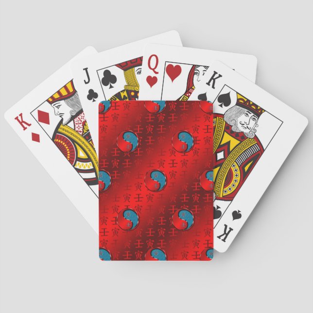 Water Tiger Playing Cards (Back)