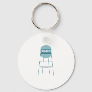 Water Tower Keychain