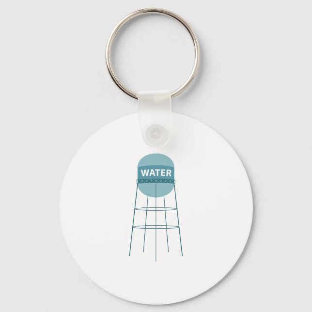 Water Tower Keychain (Front)
