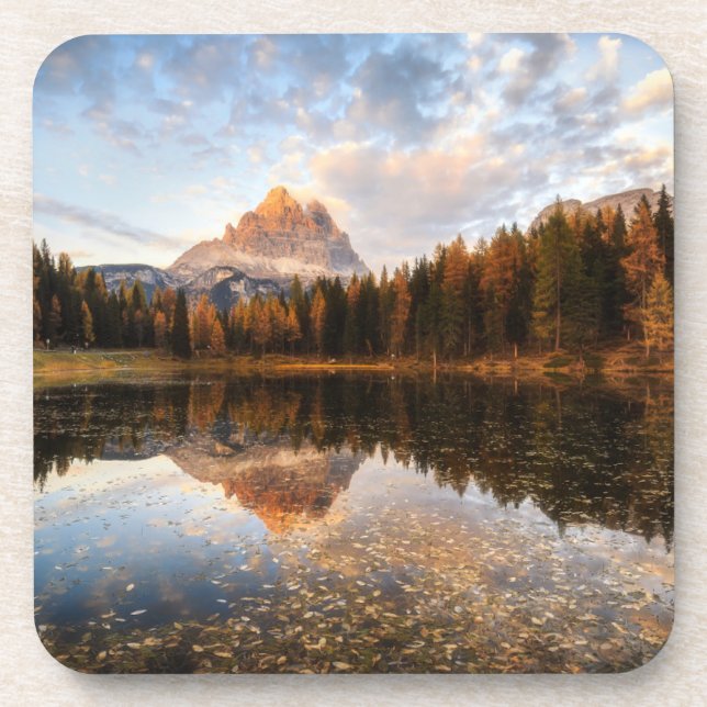 Water | Tre Cime Di Lavaredo Italy Coaster (Front)
