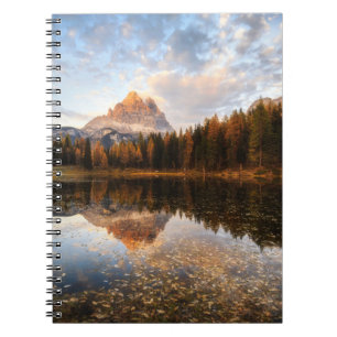 Water   Tre Cime Di Lavaredo Italy Notebook