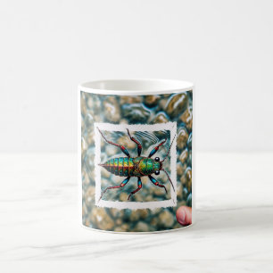 Water Treader Insect 010924IREF242 - Watercolor Coffee Mug