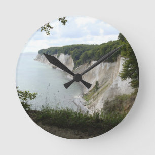 Water Trees Nature Cliffs Peace Love Destiny Round Clock