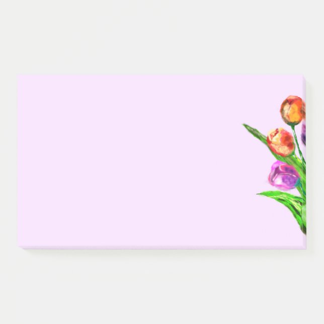 Water Tulips 1 Post-it Notes (Front)