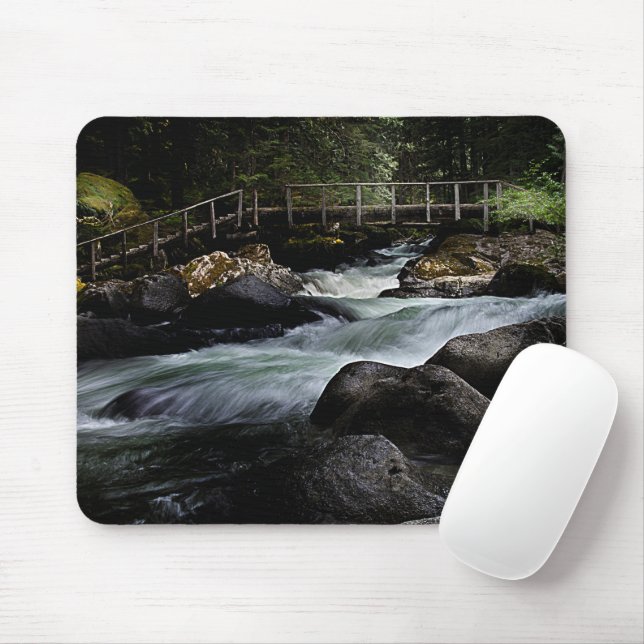 Water under the bridge mouse pad (With Mouse)