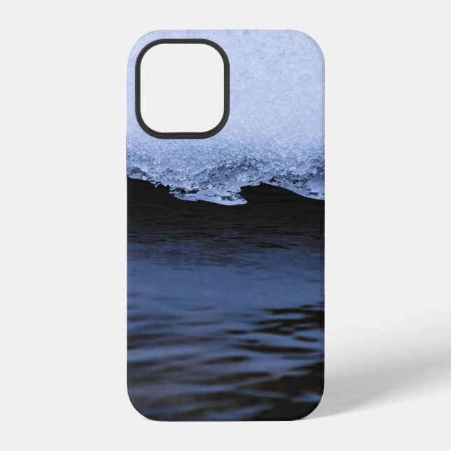 WATER WAVES ON THE SHORE iPhone CASE (Back)