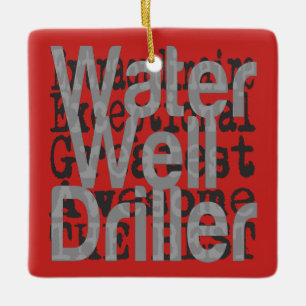 Water Well Driller Extraordinaire Ceramic Ornament