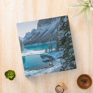 Water Winter Jasper National Park, Canada Binder