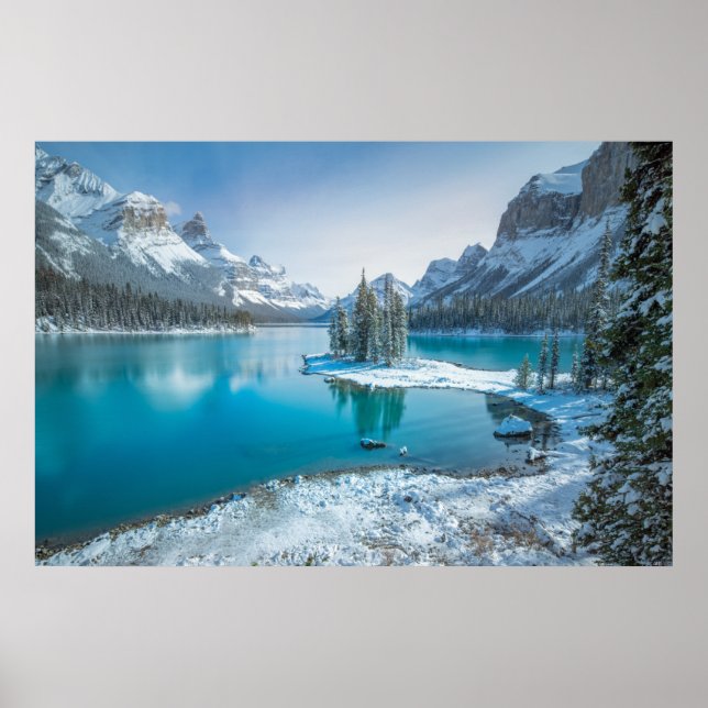 Water | Winter Jasper National Park, Canada Poster (Front)