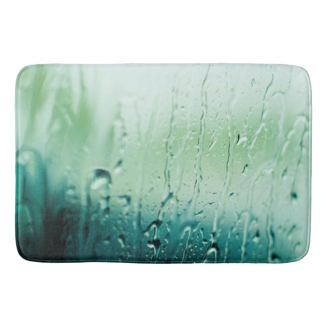 WATER WORKS BATH MAT BLUE RAIN (Front)