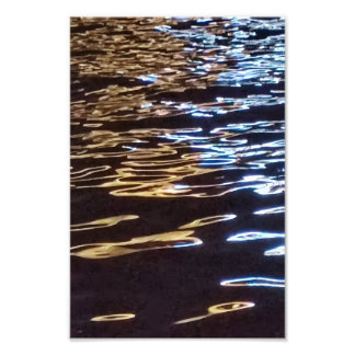 Water Writing | Abstract Water Reflection Photo Print