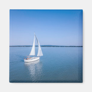 Water   Yacht at Lake Balaton Lake Hungary Magnet