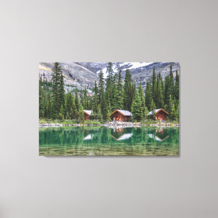 Water Yoho National Park Canada Canvas Print