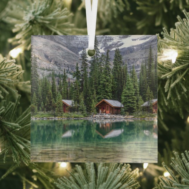 Water | Yoho National Park Canada Glass Ornament (Insitu)