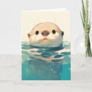 Water You Doing Otter? Card