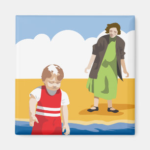 "Waterbaby" fridge magnet